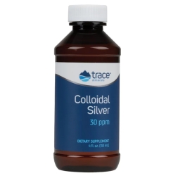 Комплексы витаминов и минералов Trace Minerals Colloidal Silver 30 ppm   (118ml.)