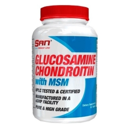 БАДы для мужчин и женщин SAN Glucosamine Chondroitin with MSM  (90 таб)