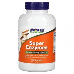 Специальные добавки NOW Super Enzymes   (180 капс)