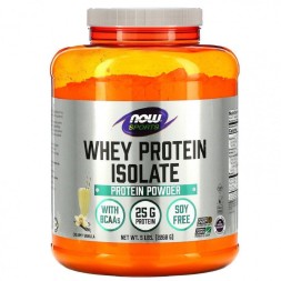 Товары для здоровья, спорта и фитнеса NOW Whey Protein Isolate   (2268 г)