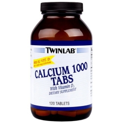 Комплексы витаминов и минералов Twinlab Calcium 1000  (120 капс)