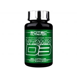 Витамин Д (Д3) Scitec Vitamin D3  (250 капс)