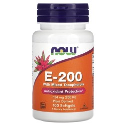Комплексы витаминов и минералов NOW E-200  (100 softgels)