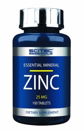 Цинк Scitec ZINC 25 мг  (100 таб)