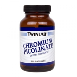 Комплексы витаминов и минералов Twinlab Chromium Picolinate  (200 капс)