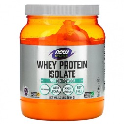 Товары для здоровья, спорта и фитнеса NOW Whey Protein Isolate   (544g.)