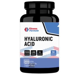 БАДы для мужчин и женщин Fitness Formula Hyaluronic Acid  (90 капс)