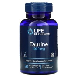 БАДы для мужчин и женщин Life Extension Taurine 1000 mg   (90 vcaps)