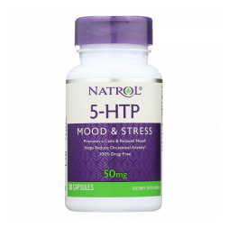БАДы для мужчин и женщин Natrol 5-HTP 50 мг  (30  капс)