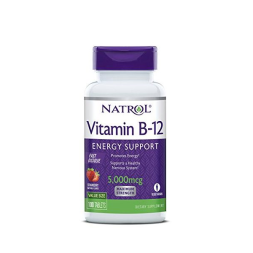 Комплексы витаминов и минералов Natrol Vitamin B-12 5000 мкг  (100 таб)