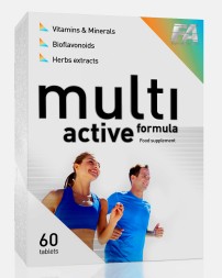 Комплексы витаминов и минералов Fitness Authority Multi Active formula  (60 капс)