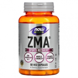 Препараты для повышения тестостерона NOW ZMA Нау Фудс  (90 капс)