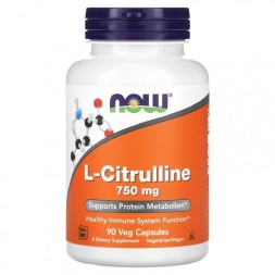 Спортивное питание NOW L-Citrulline 750 мг  (90 капс)
