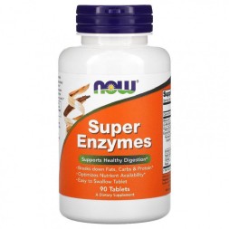 БАДы для мужчин и женщин NOW Super Enzymes  (90 tabs)