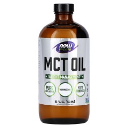 Жирные кислоты (Омега жиры) NOW MCT Oil   (473 мл)