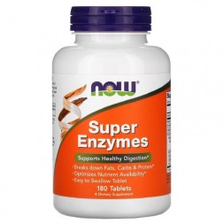 БАДы для мужчин и женщин NOW Super Enzymes   (180 таб)